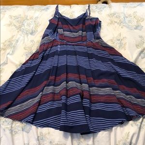 Blue, Red, and White Sundress